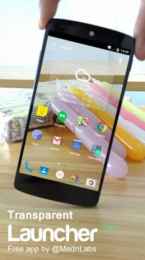 透明屏幕桌面启动器app