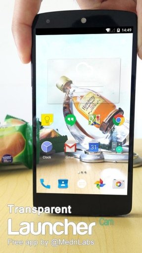 透明屏幕桌面启动器app